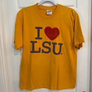 Hanes Yellow Heavyweight T-Shirt